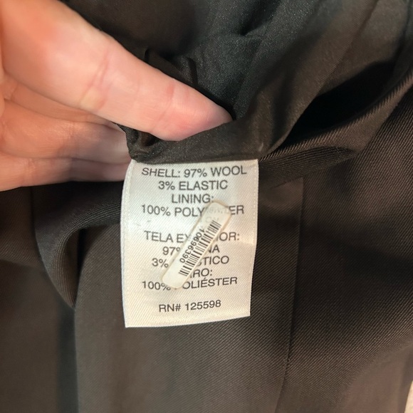 Ellen Tracy Skirt Size 14 Knee Length Brown Wool Work Business. School Girl - Picture 5 of 10